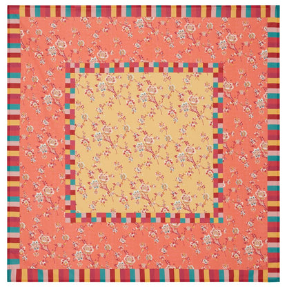 Tovaglia Lisa Corti Swiss Geranium Yellow quadrata 220x220cm