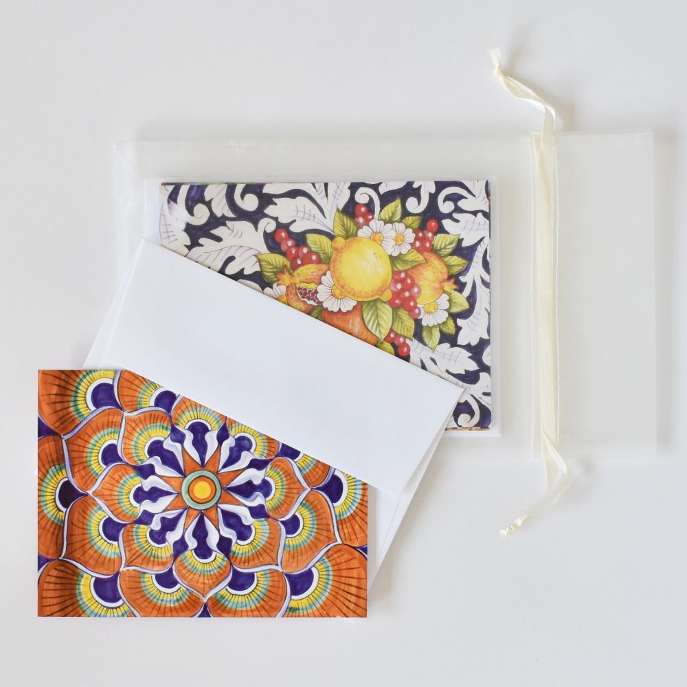 Bellezza Home set di 6 biglietti di auguri assortiti in bianco