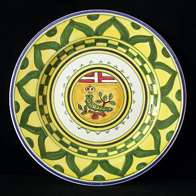 Piatto insalata Bruco Palio di Siena