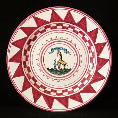 Piatto insalata Palio di Siena Giraffa