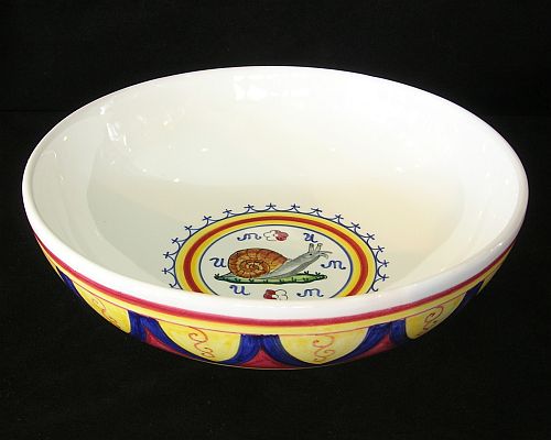 Ciotola Palio di Siena Chiocciole - 25 cm
