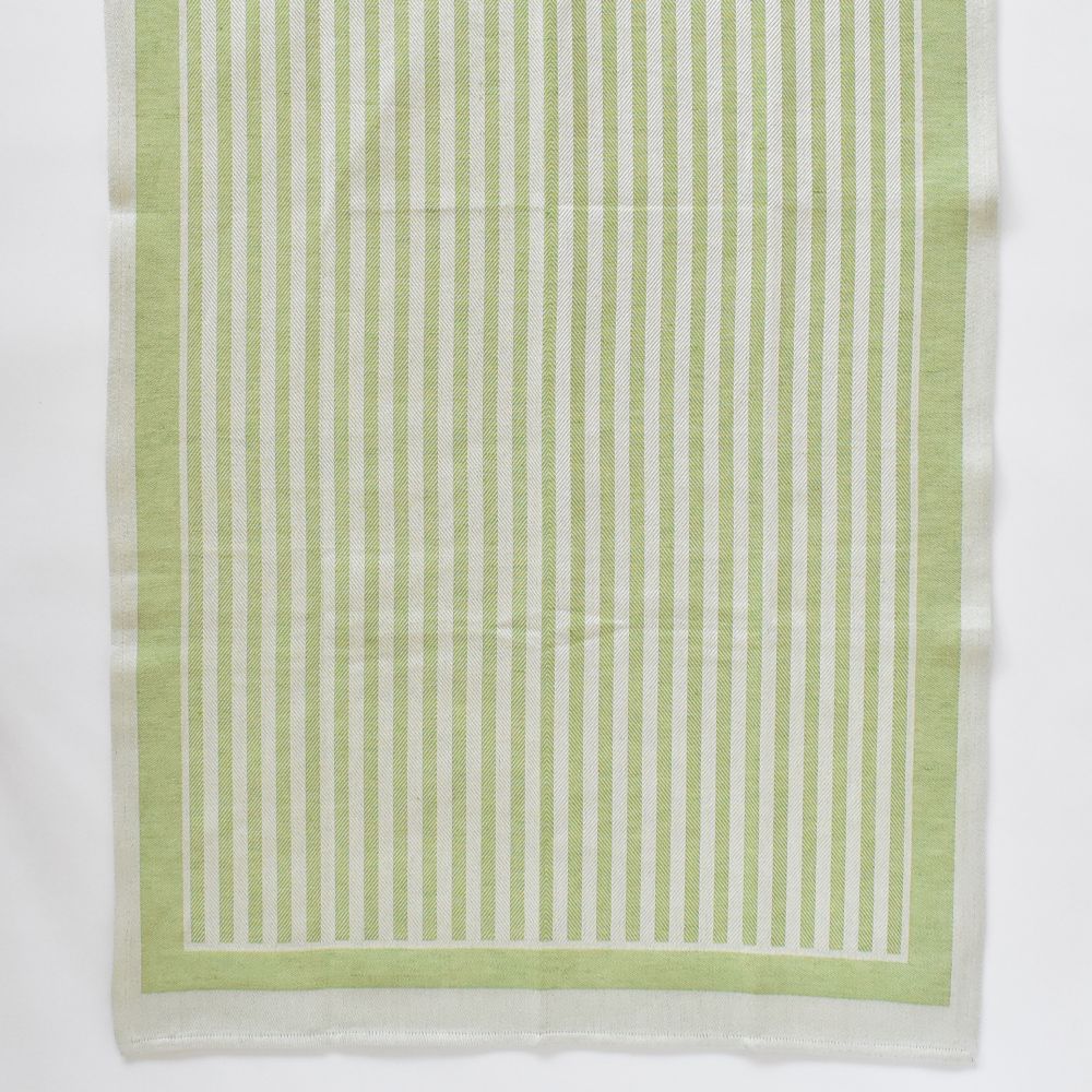 Tessitura Pardi Asciugapiatti Iris Stripe Verde