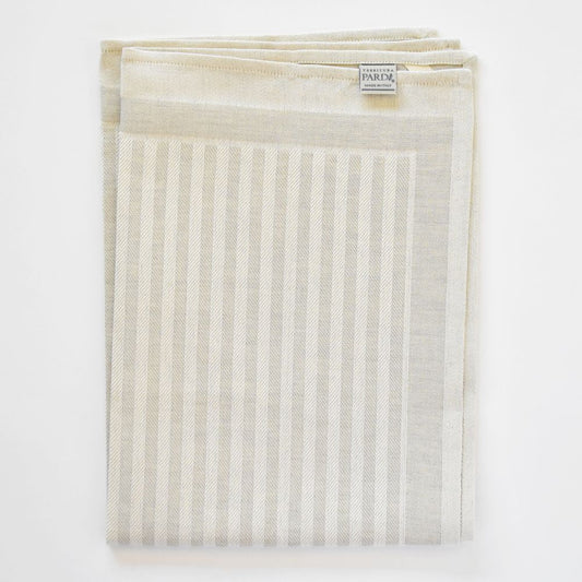 Tessitura Pardi Asciugapiatti Iris Stripe Grigio