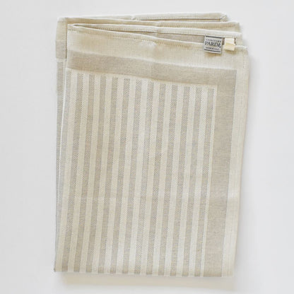 Tessitura Pardi Iris Stripe Asciugapiatti naturale