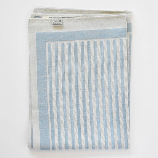 Asciugamano da cucina Tessitura Pardi Iris Stripe Turquoise