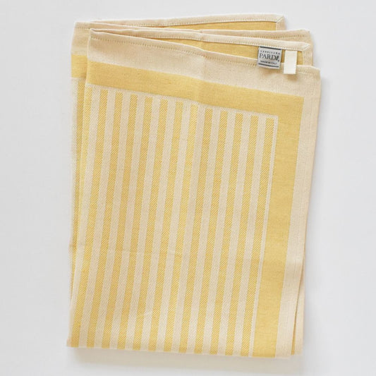 Tessitura Pardi Asciugapiatti Iris Stripe Giallo