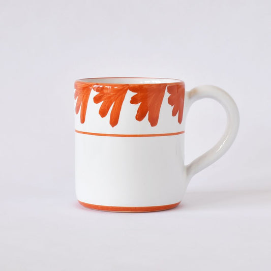 Tazza Semplice Piume Orange