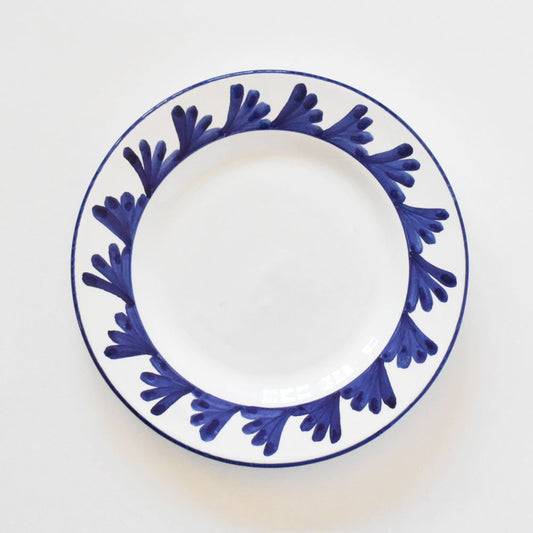 Piatto insalata Semplice Piume Blu