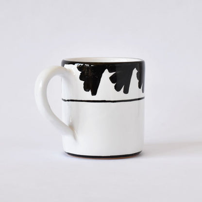 Tazza Semplice Piume Nera
