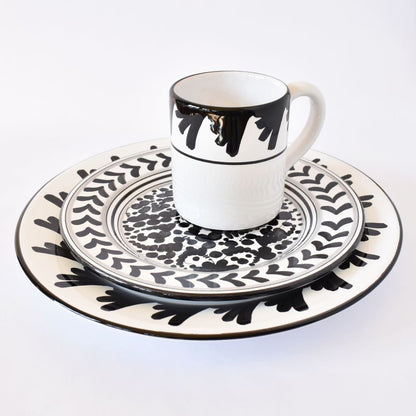 Tazza Semplice Piume Nera