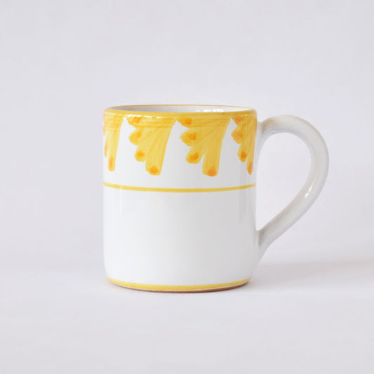 Tazza Semplice Piume Yellow