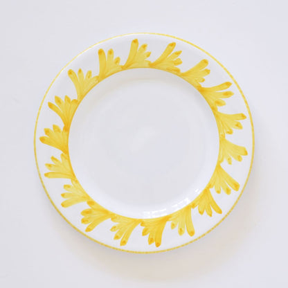 Semplice Piume Piatto insalata Giallo