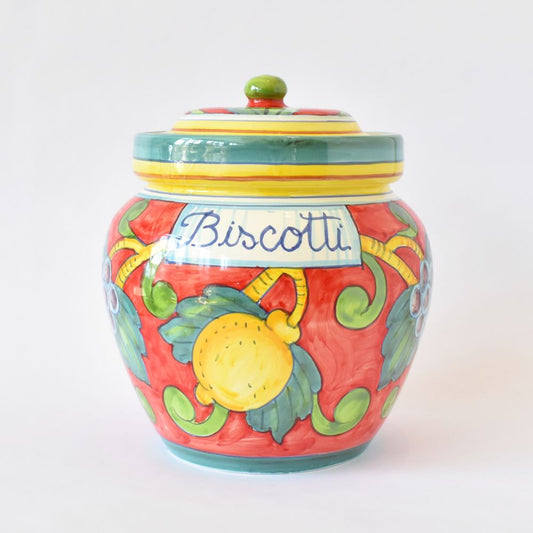 Barattolo per biscotti Pompei Red 22cm