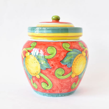 Barattolo per biscotti Pompei Red 22cm