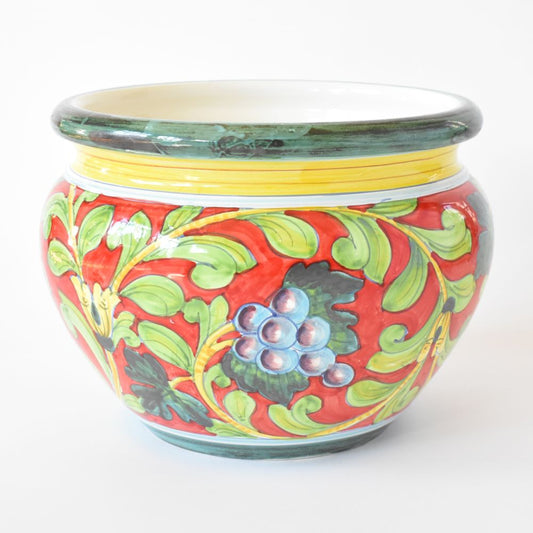 Vaso grande rosso Pompei 35cm