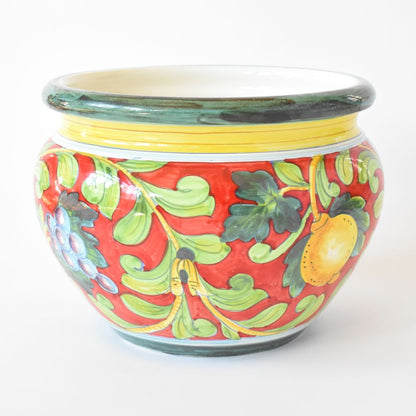 Vaso grande rosso Pompei 35cm