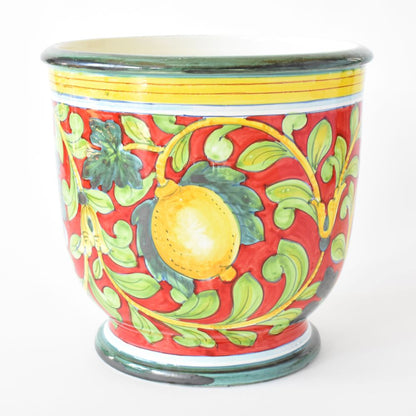 Vaso Pompei con piedini rossi 33cm