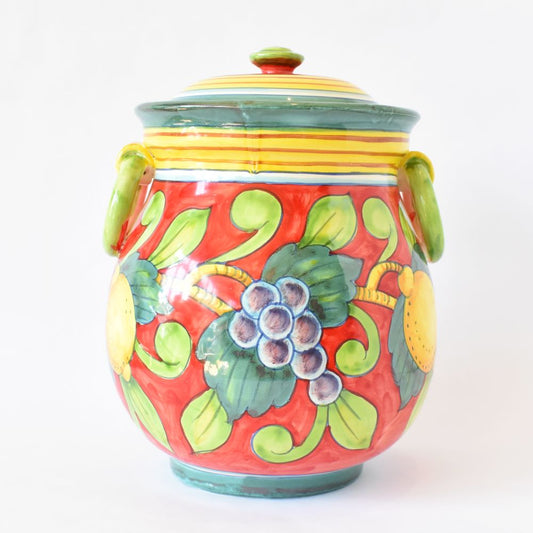 Vaso rosso Pompei 30cm