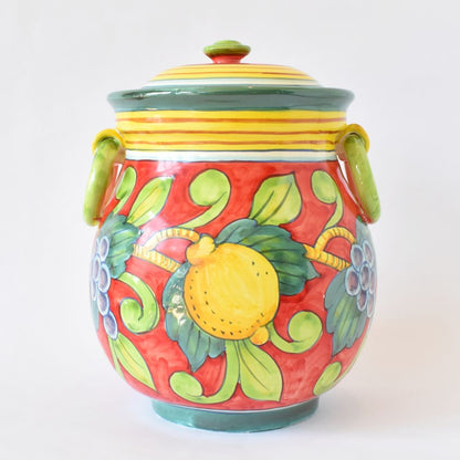 Vaso rosso Pompei 30cm