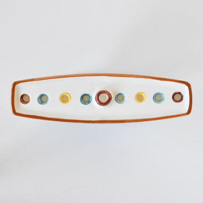 Ricco Deruta Hanukkah menorah